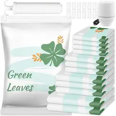 TNAKIEX - 12 Pza Bolsas De Almacenamiento Al Vacío Para Ropa Y Edredón