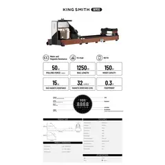 KINGSMITH - Máquina de Remo WM10