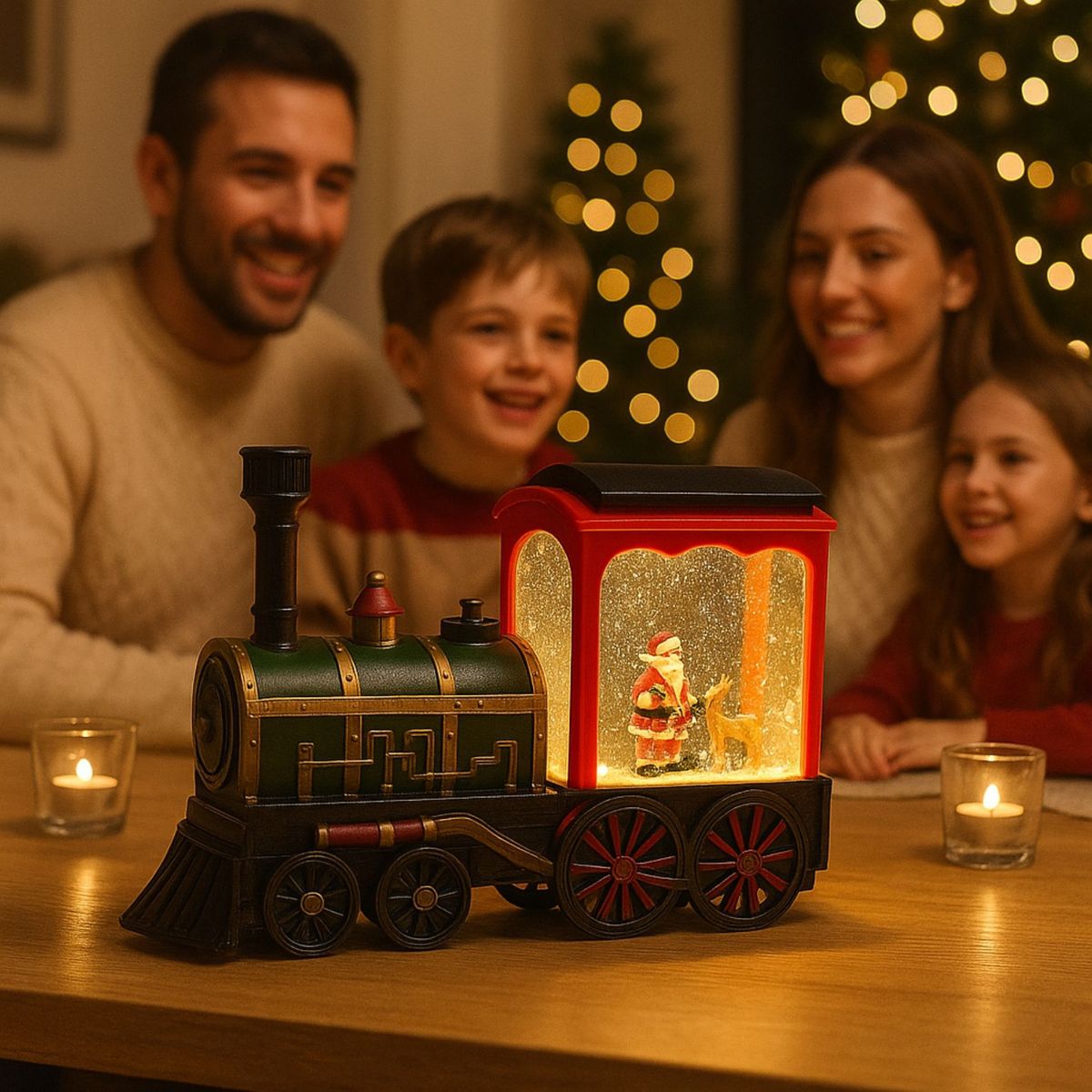 MOVI - Tren Navideño Musical Con Luz  Magia sonora y visual para tu hogar