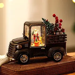 MOVI - CAMIÓN NAVIDEÑO CON LUCES MÚSICA Y ESCENA DE SANTA CLAUS
