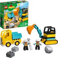 LEGO - Camión De Construcción Y Excavadora De Orugas Duplo 109