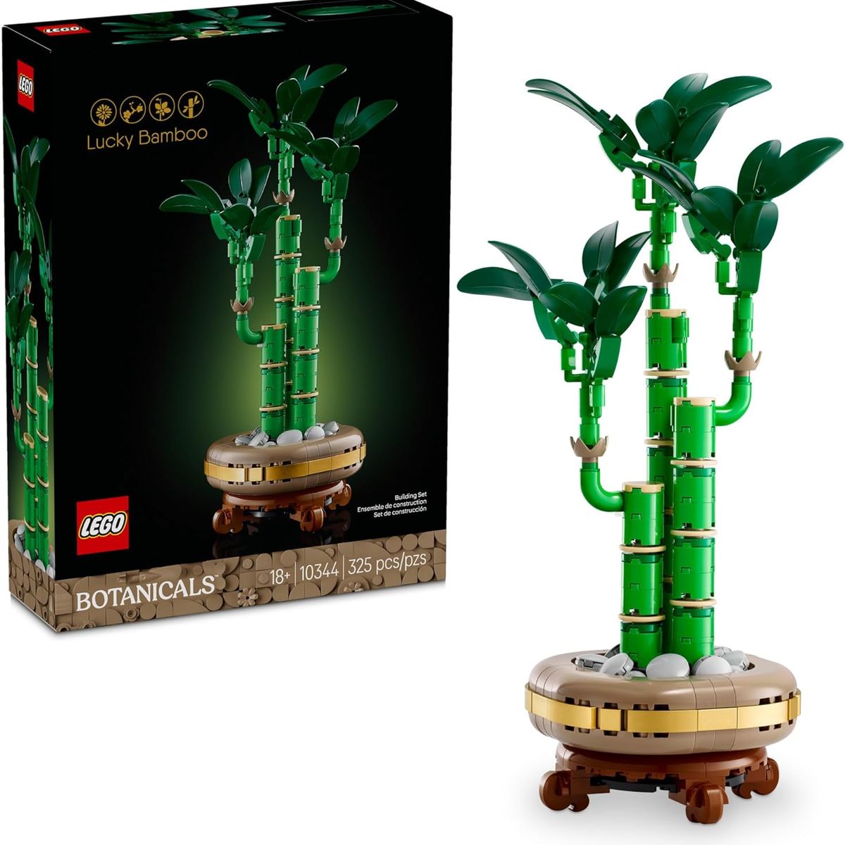 LEGO - LEGO - Botanicals Lucky Bamboo Building Set for Adults 10344