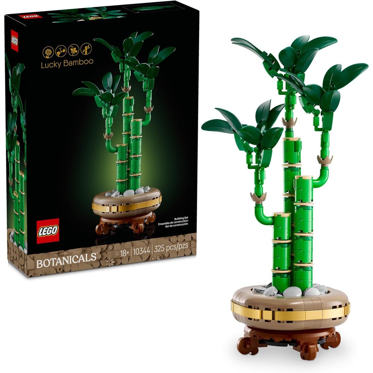 LEGO - LEGO - Botanicals Lucky Bamboo Building Set for Adults 10344