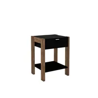 VELADOR 1 CAJON NEGRO-NOGAL VIQUE 54,4x41x35,5 AZ1023