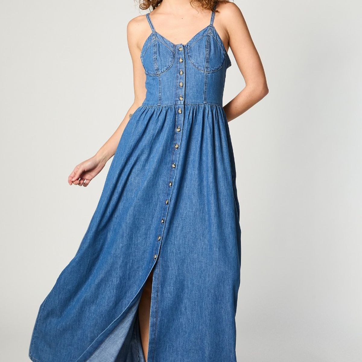 LEE - Vestido Mujer Denim Azul