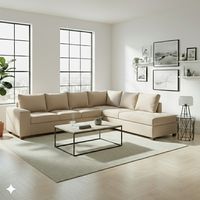 Sofá Seccional Senna XL Derecho Felpa