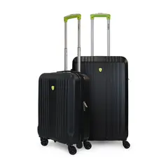 GENERICO - Pack 2 maletas S+M Olympia 10k y 20k negra-verde