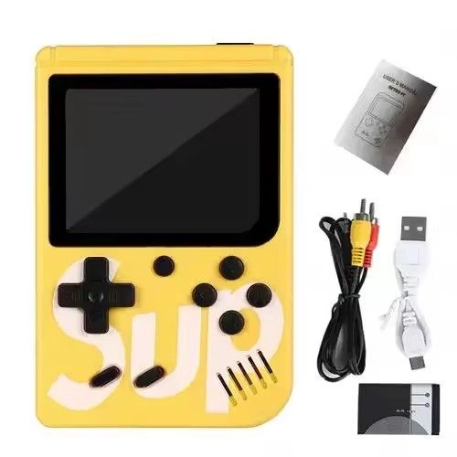 CORRERREY Consola de videojuegos portátil 400 en 1 miniconsola 24 pulgadas TV