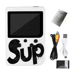 CORRERREY - Consola de videojuegos portátil 400 en 1 miniconsola 24 pulgadas TV