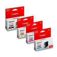 Pack 4 Tinta Canon Pgi-1100xl Geniunos B/c/m/y Mb2010 Mb2110