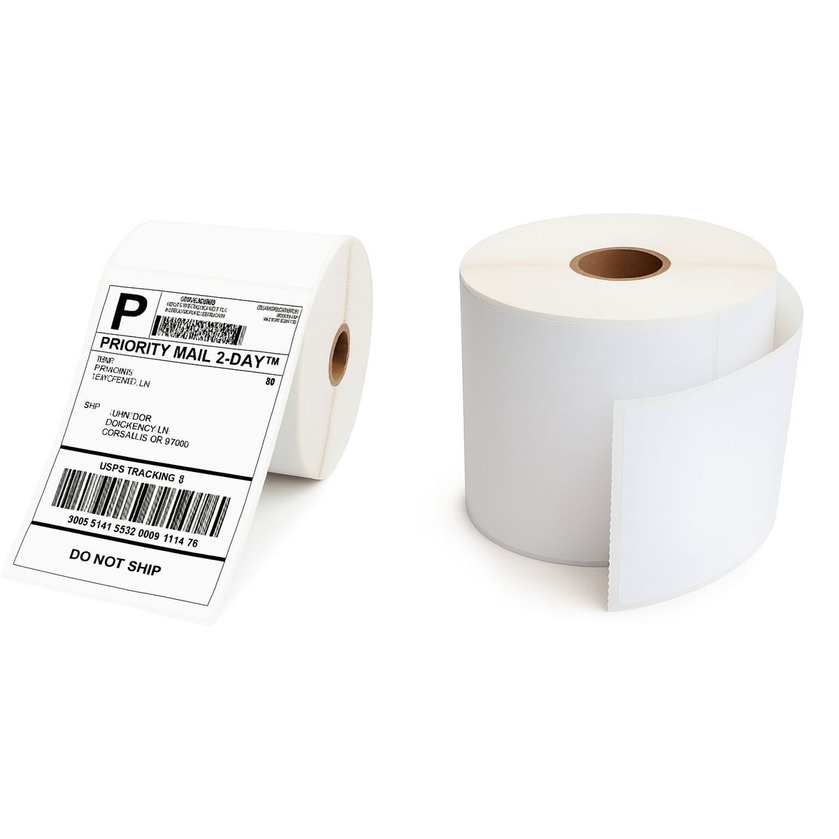 PRO OUTDOOR - 5 Rollos de Etiquetas Adhesivas Térmicas de 100X70 mm (10X7 cm) 500 Uds