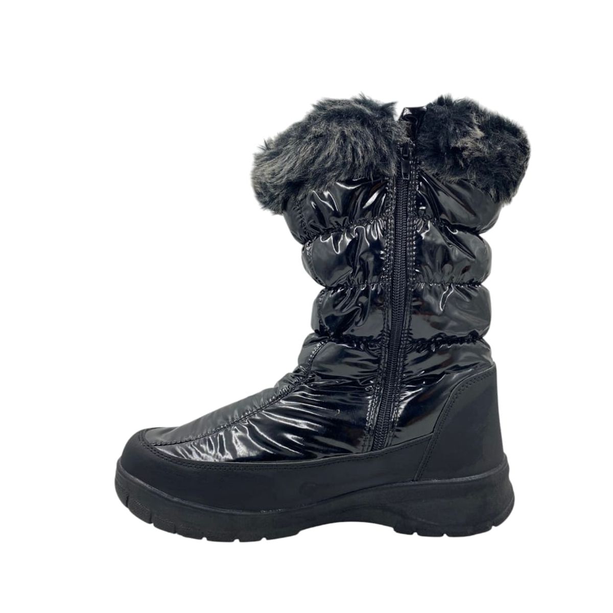 HERIEL - Bota Negra Impermeable Chiporro Mujer
