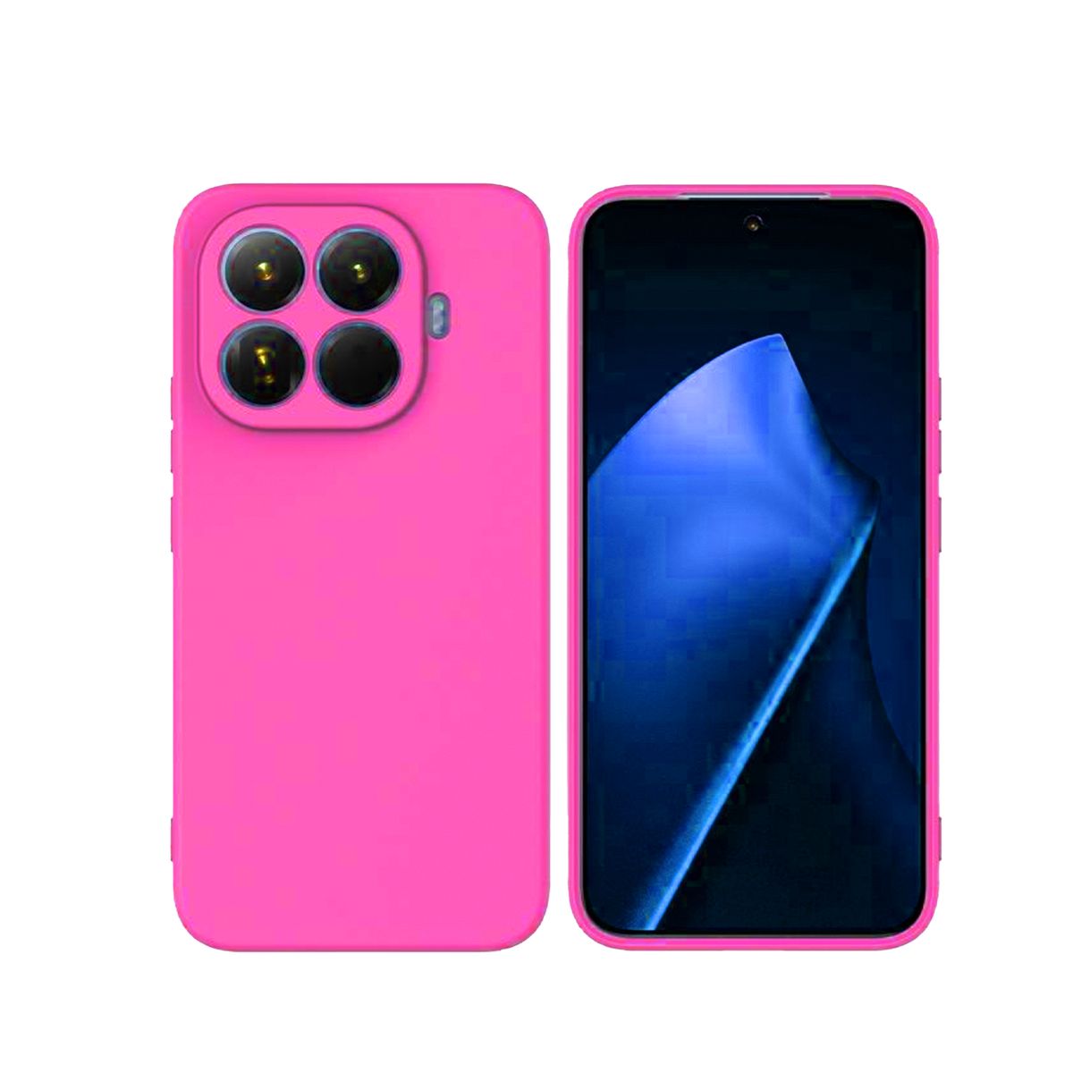 GENERICO - Carcasa Para Xiaomi 15t Pro Goma Rosado