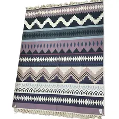 GENERICO - ALFOMBRA DE LINO 160 X 200 ELEGANTES CON FLECOS
