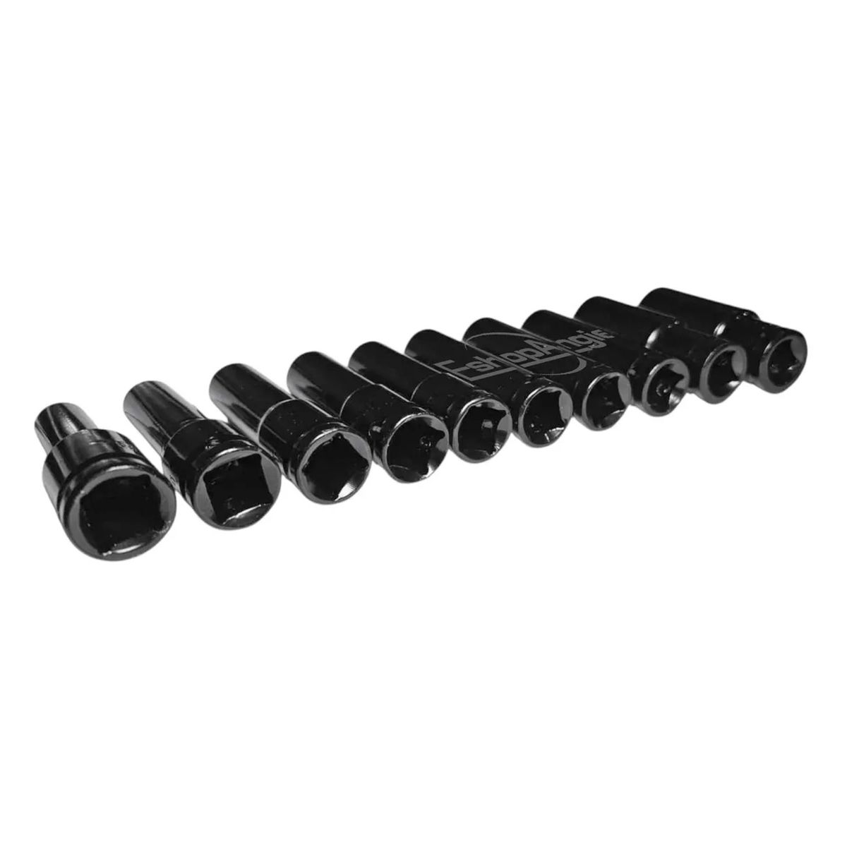 OFERTABKN - Juego De Dados Largos De Impacto 1/2, 10 Piezas De 8 A 24 Mm