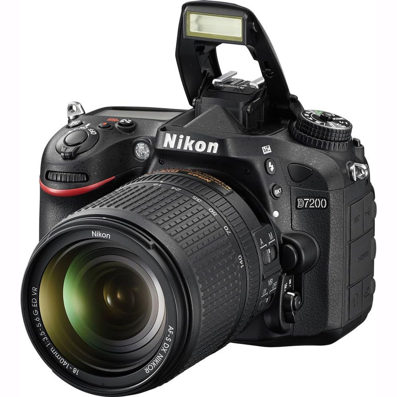 Nikon D7200 ボディ 18-70mm f/3.5-4.5Gセット NIKON Nikon D7200 DSLR Cámara Con 18-140 mm Lente
