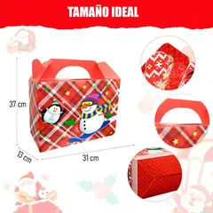 GENERICO - Cajas De Regalo Navidad Cajas De Navidad Carton