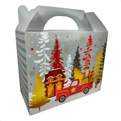 GENERICO - Cajas De Regalo Navidad Cajas De Navidad Carton