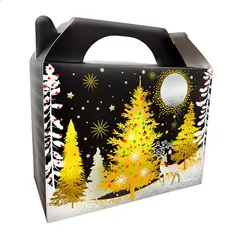 GENERICO - Cajas De Regalo Navidad Cajas De Navidad Carton