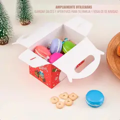 GENERICO - Cajas De Regalo Navidad Cajas De Navidad Carton