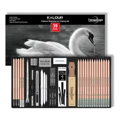 OFERTABKN - Set De Dibujo Artistico De 39 Piezas Dibujo Profesional