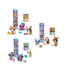 LITTLEST PET SHOP - MUÑECOS PET TRIO IN TUBE WAVE 4 - SURTIDO