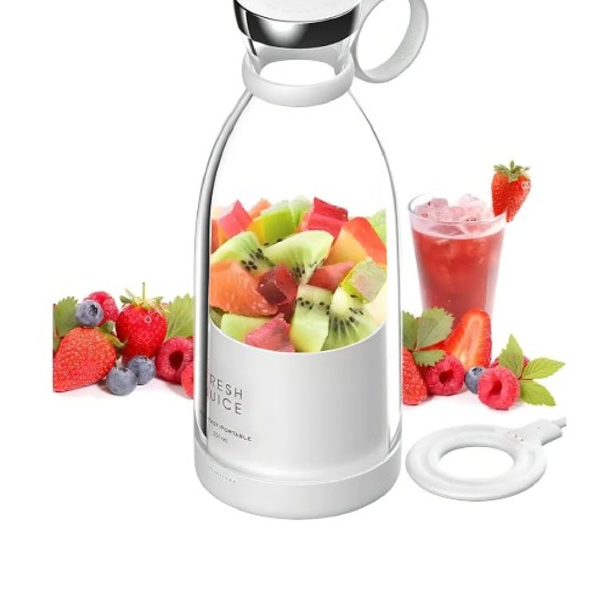 GENERICO - Botella Licuadora Recargable Portatil