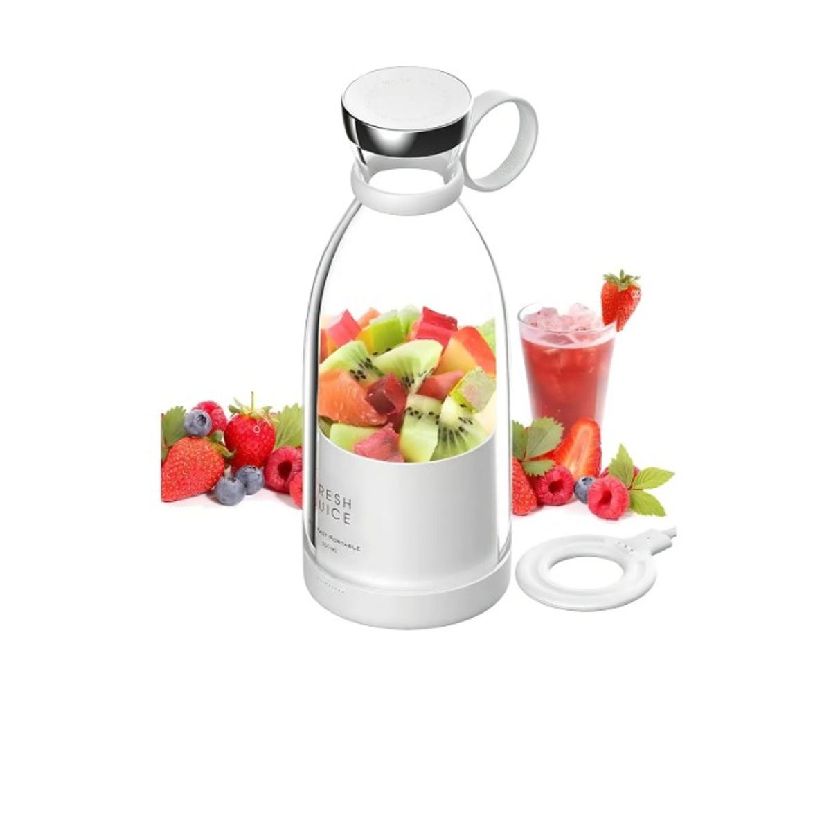 GENERICO - Botella Licuadora Recargable Portatil