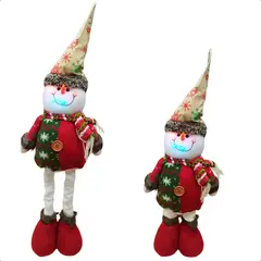 GENERICO - Mono Pata Larga Navideño Monos Patas Con Luz Led