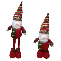 GENERICO - Mono Pata Larga Navideño Monos Patas Con Luz Led