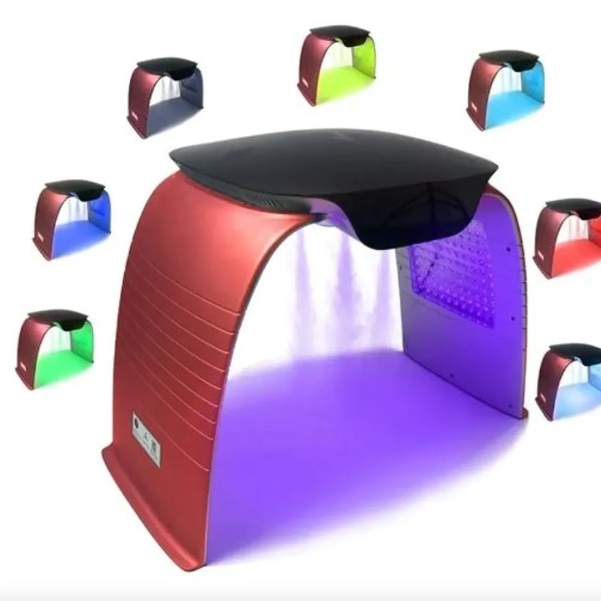 GENERICO - Cabina Led Vapor Ozono Facial 7 Colores