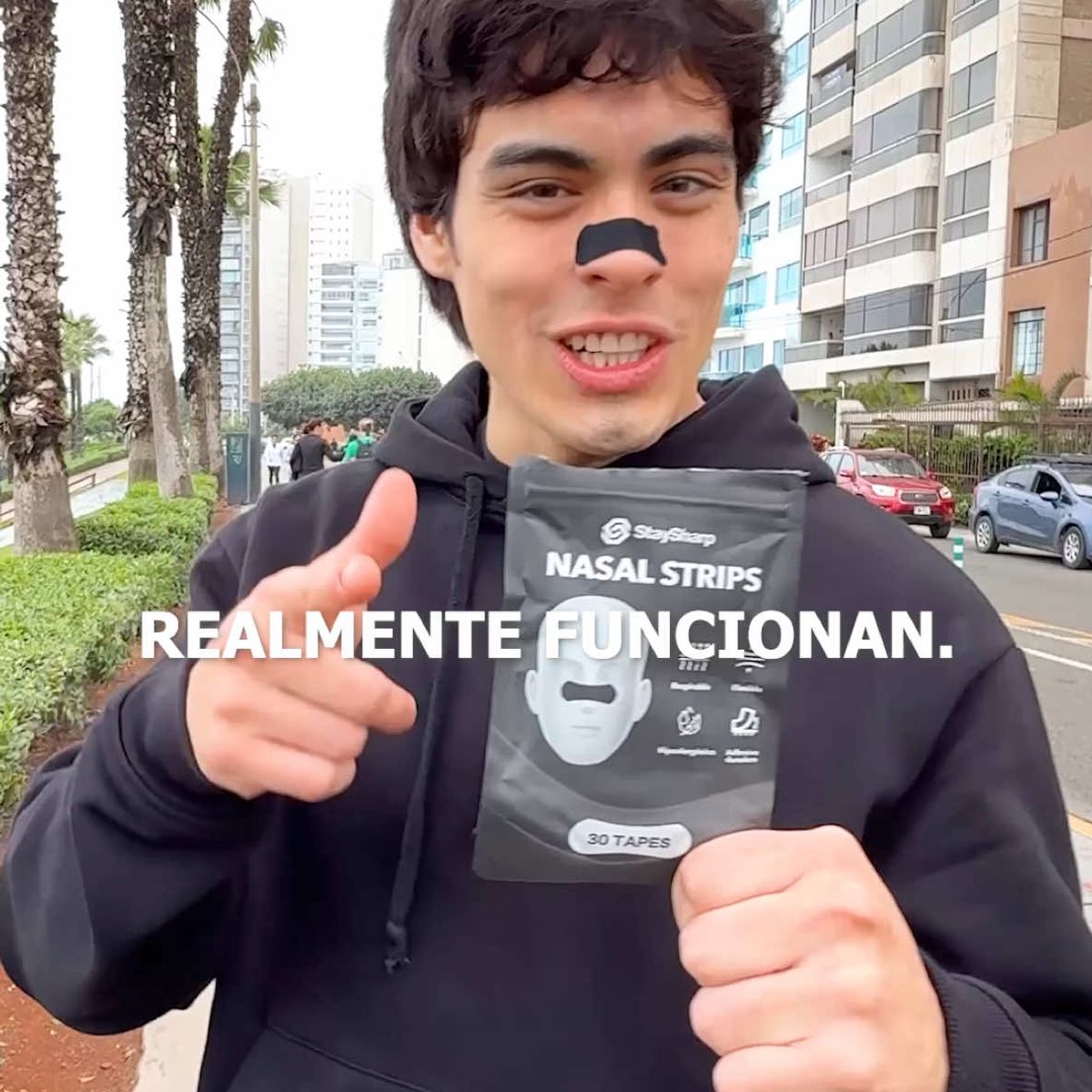 GENERICO - Dilatador Nasal TIRAS Anti ronquidos Deportes Respiración 30 días