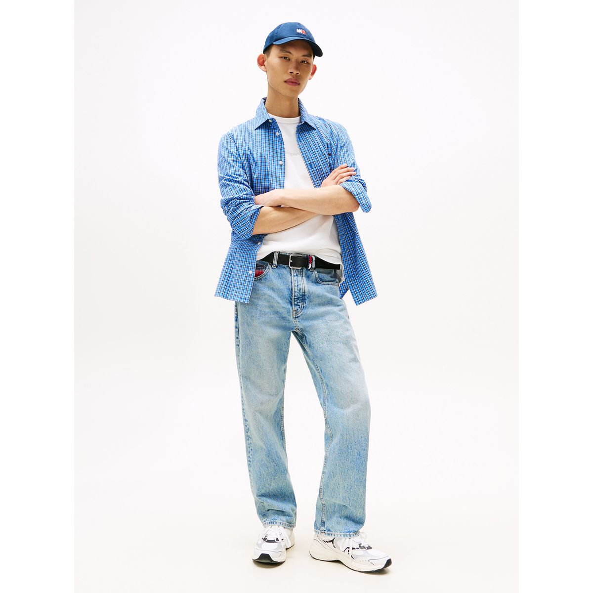 TOMMY HILFIGER - Jeans Otis Signature Regular Fit Celeste Tommy Jeans