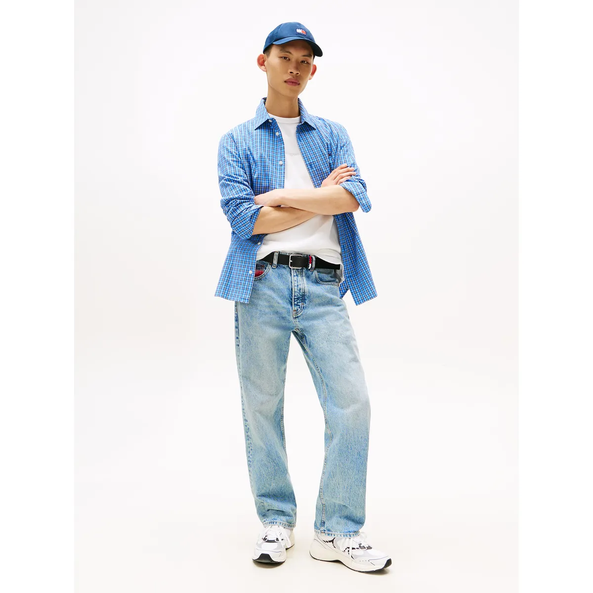 TOMMY HILFIGER - Jeans Otis Signature Regular Fit Celeste Tommy Jeans