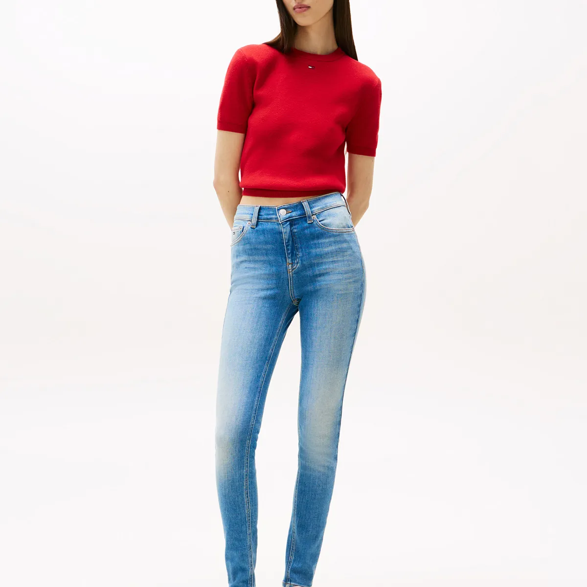 TOMMY HILFIGER - Jeans Nora Skinny Talle Medio Azul Tommy Jeans