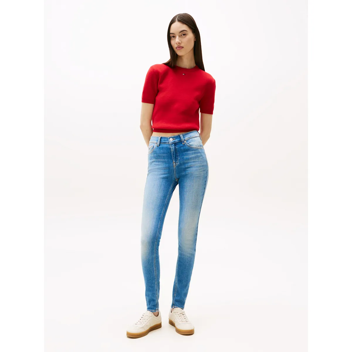 TOMMY HILFIGER - Jeans Nora Skinny Talle Medio Azul Tommy Jeans