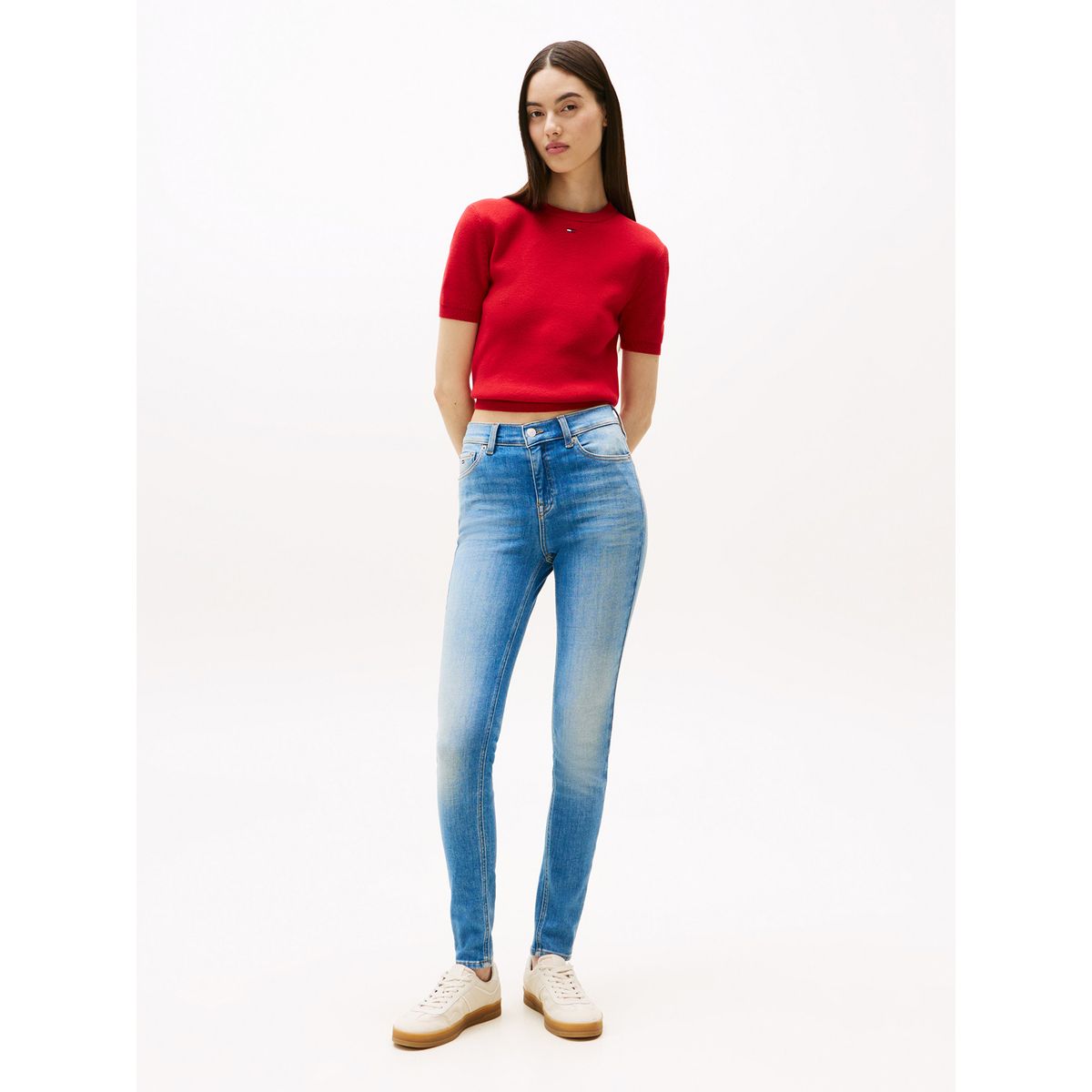 TOMMY HILFIGER - Jeans Nora Skinny Talle Medio Azul Tommy Jeans