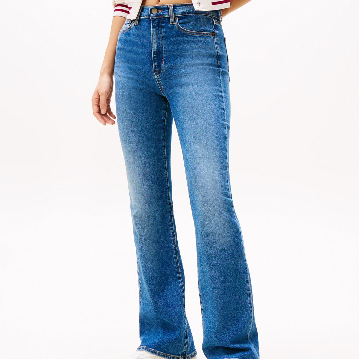 TOMMY HILFIGER - Jeans Sylvia De Talle Alto Azul Tommy Jeans
