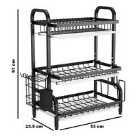 Secador Escurridor De Loza Platos 3 Niveles