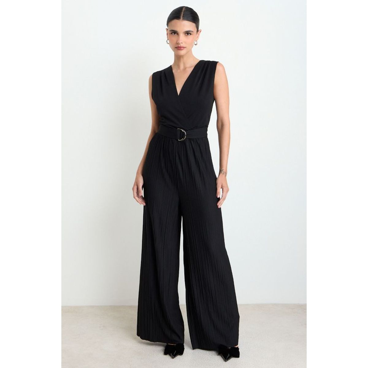 ASH - Enterito Sin Mangas Mujer Negro Ash