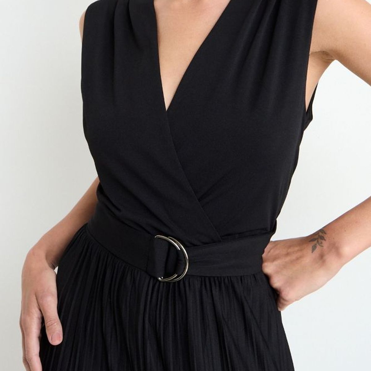 ASH - Enterito Sin Mangas Mujer Negro Ash