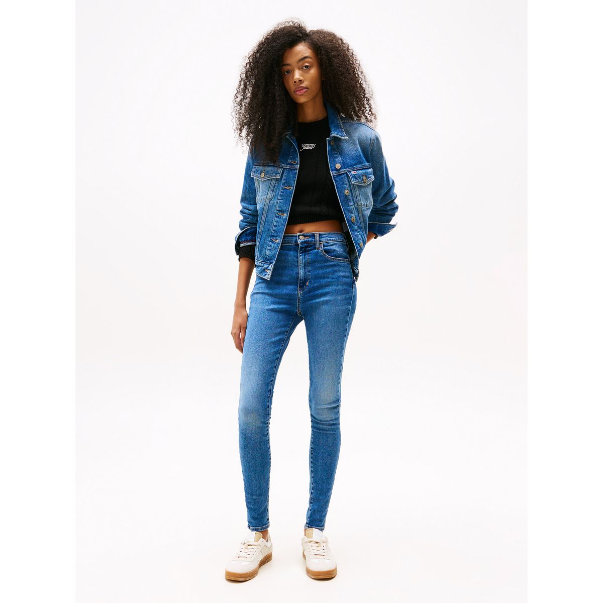 TOMMY HILFIGER - Jeans Sylvia Skinny De Talle Alto Azul Tommy Jeans