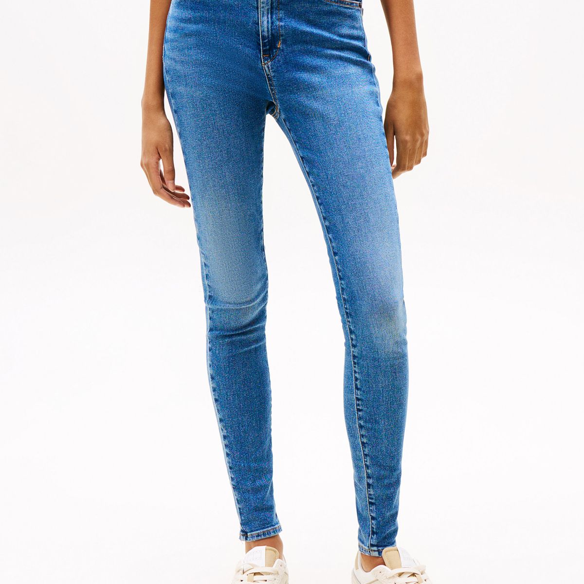 TOMMY HILFIGER - Jeans Sylvia Skinny De Talle Alto Azul Tommy Jeans