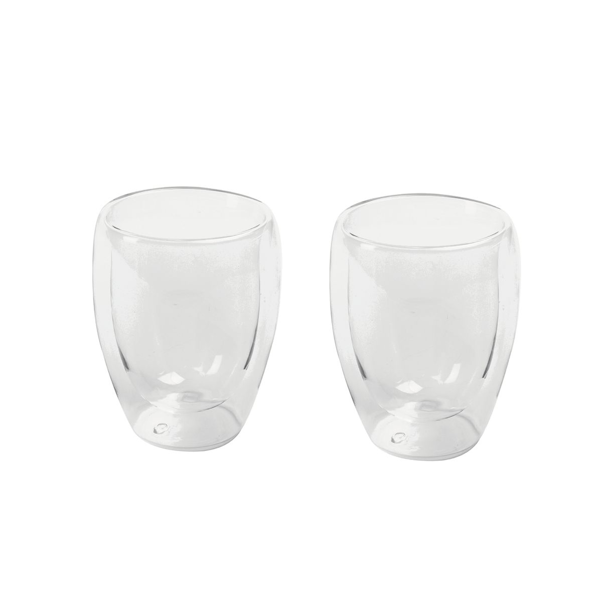HAUSSEN - Set 2 Vasos Taza Doble Pared Café Capuchino 350ml Haussen