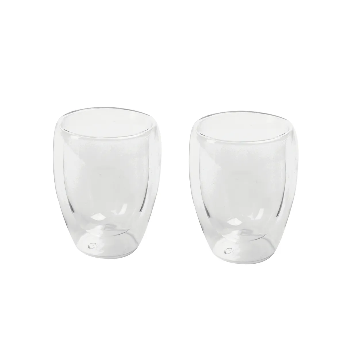 HAUSSEN - Set 2 Vasos Taza Doble Pared Café Capuchino 350ml Haussen