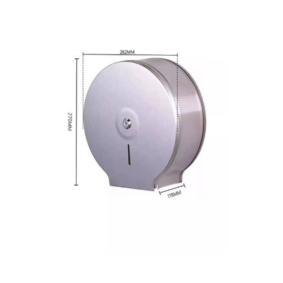 GENERICO - Dispensador Papel Higiénico Inoxidable Con Llave
