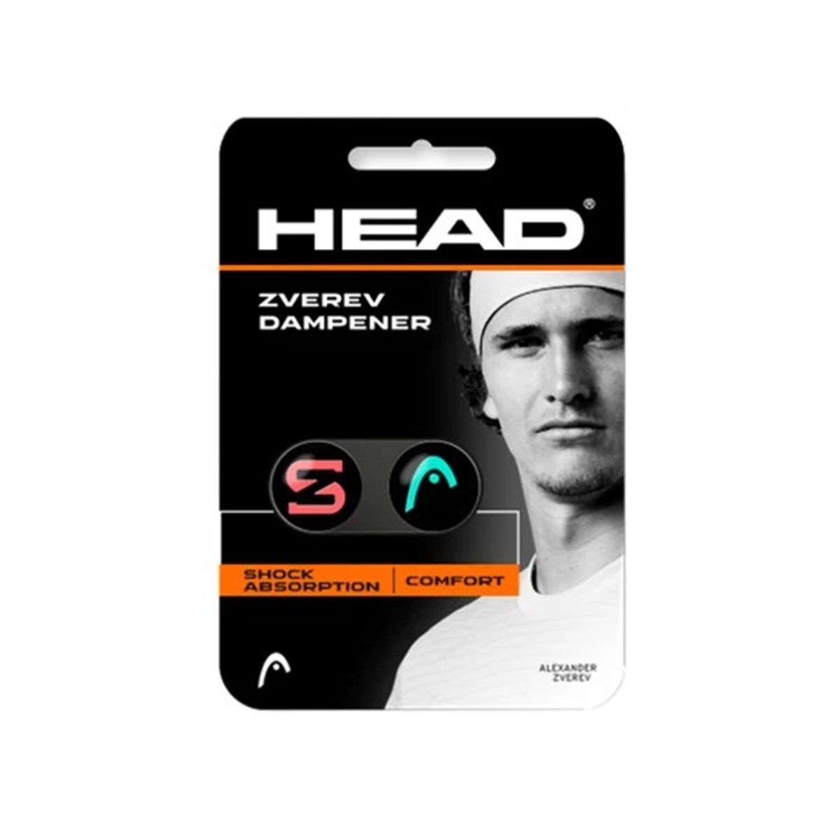 HEAD - Anti Vibraciones Tenis Head Zverev Dampener Negro