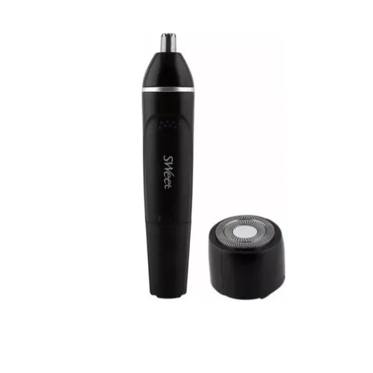 GENERICO - Depiladora De Vellos Oídos Nariz Cara 2 En 1. Color Negro