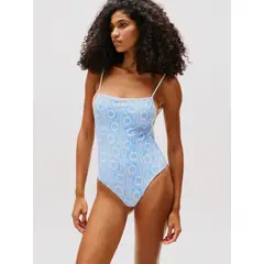 TOMMY HILFIGER - Traje De Baño Essential Celeste