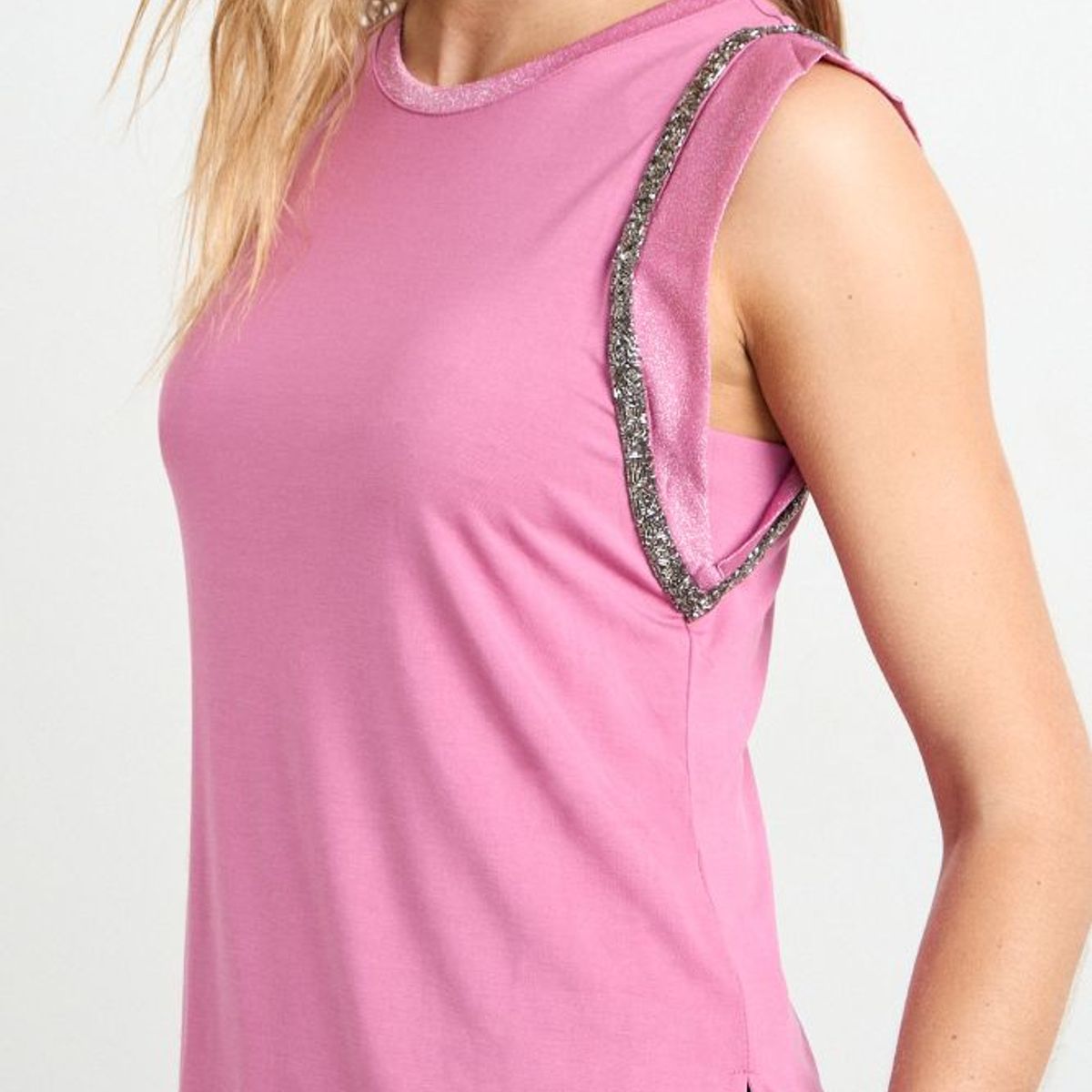 IO - Polera Lisa Mujer Morado Io